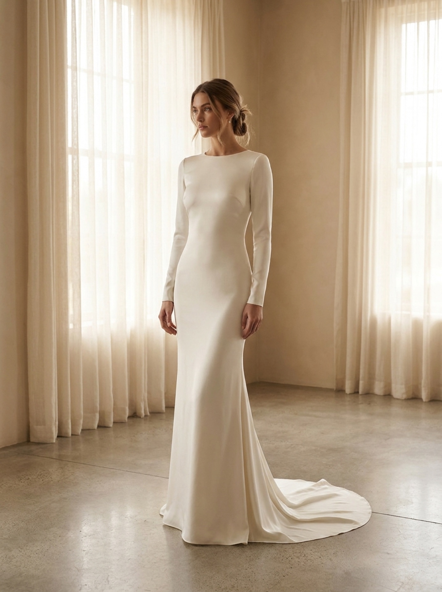 Bridal gown at the Trinity Gallery atelier
